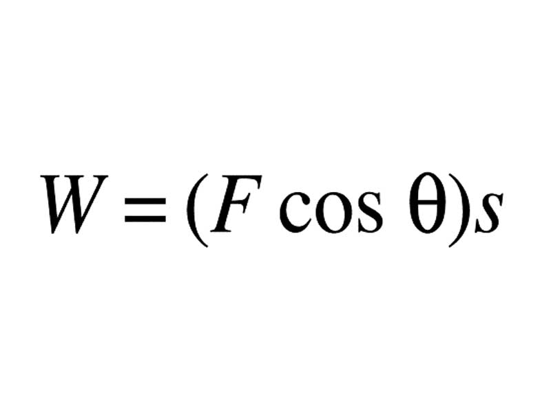 Formula - Mechanical work