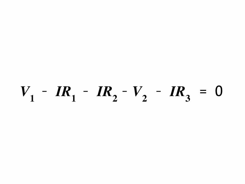 Application of Kirchoff's rules